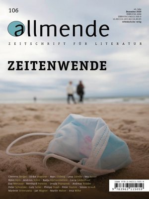 cover image of 106. Ausgabe der allmende – Zeitschrift für Literatur